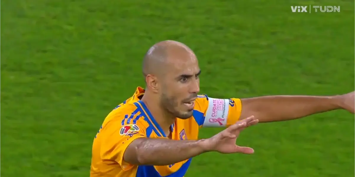 Guido Pizarro celebrando el 1-3. Captura de TUDN