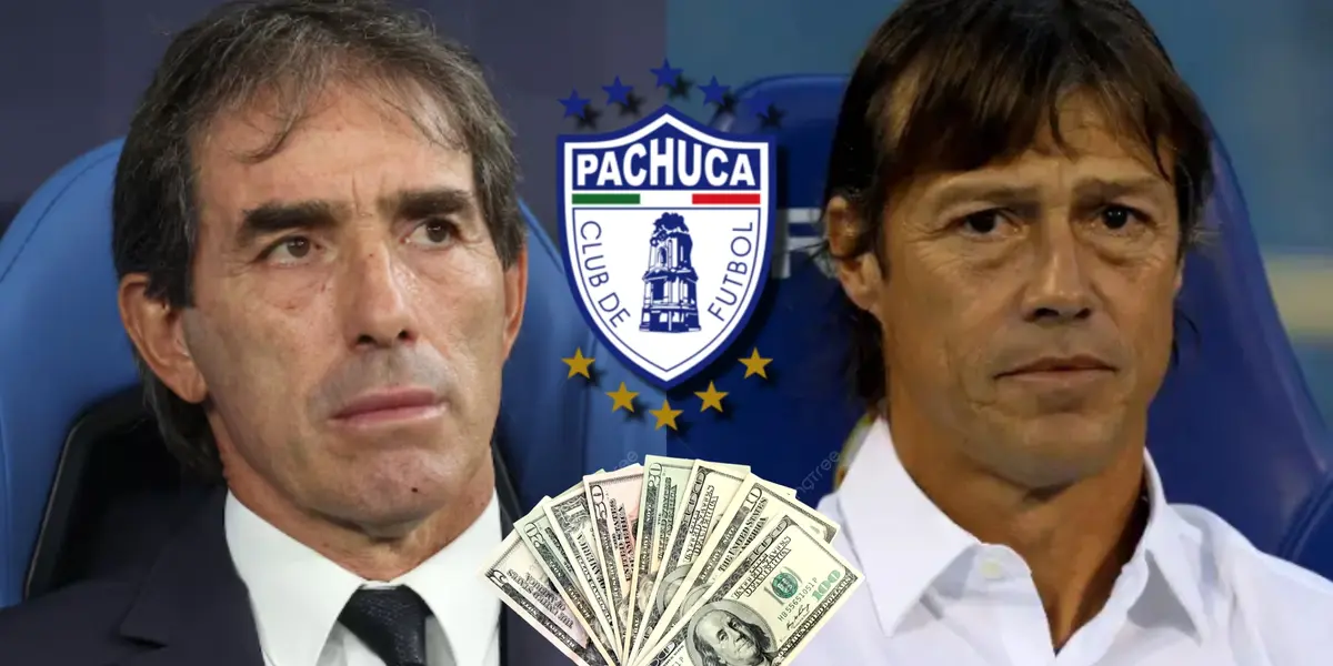 Guillermo Almada-Matías Almeyda-Pachuca / Foto: Infobae