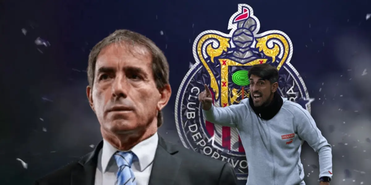 Guillermo Almada y Veljko Paunovic gritando/Foto Chivas.