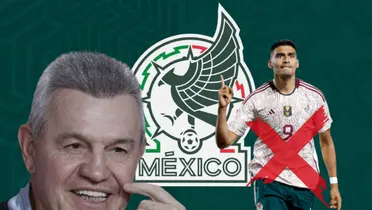 Guillermo Martínez con cruz y Javier Aguirre/ Foto TV Azteca.