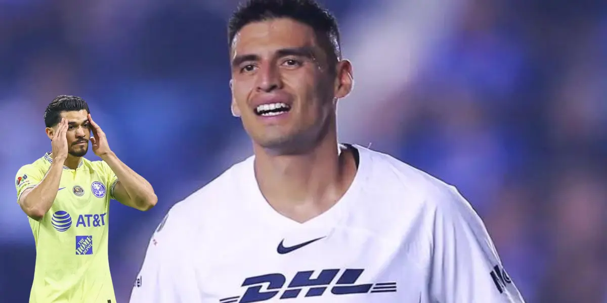 Guillermo Martínez en partido con Pumas. Foto: 90min