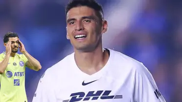 Guillermo Martínez en partido con Pumas. Foto: 90min