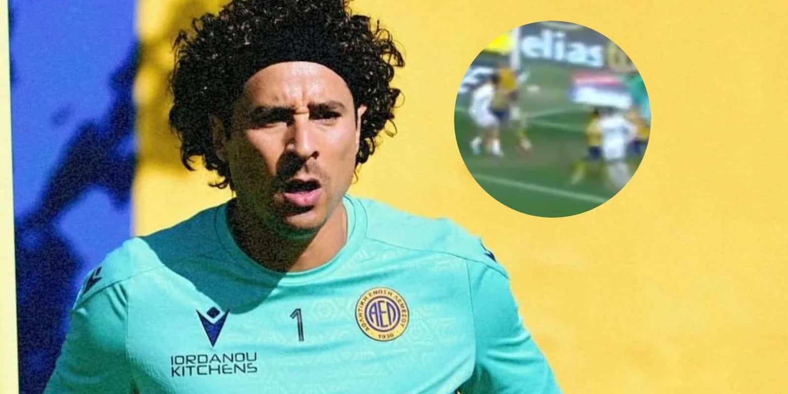 Guillermo Ochoa cometió un nuevo error con el AEL Limassol en la caída 2 a 1 ante Aradippou