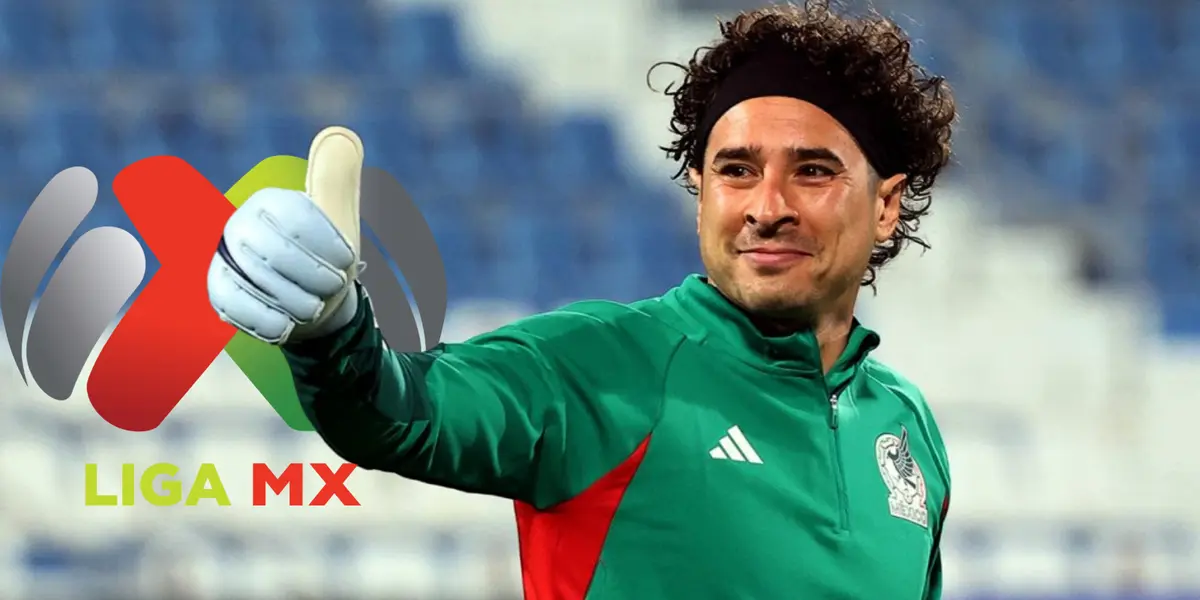 Guillermo Ochoa en calentamiento con México. Foto: Marca
