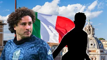 Guillermo Ochoa junto a futbolista incógnito / FOTO RÉCORD