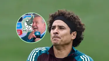 Guillermo Ochoa y Javier Aguirre/Foto Olé.