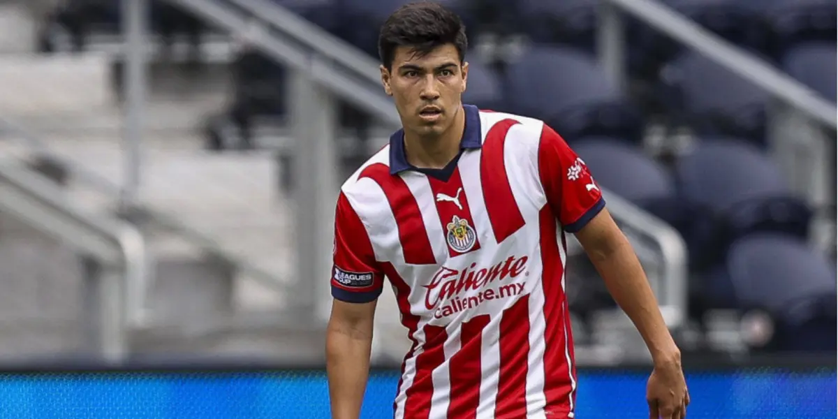 Gutiérrez en partido con Chivas. Foto: Transfermarkt
