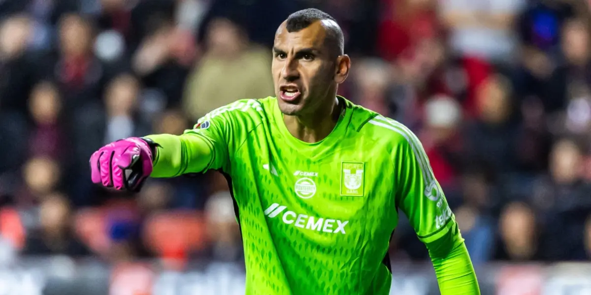 Guzmán en partido con Tigres. Foto: Getty
