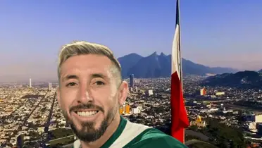 Héctor Herrera sonriendo y ciudad de Monterrey de fondo/ Foto Programas Destino México.