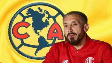Héctor Herrera y escudo de las Águilas del América/ Foto Culto Fútbol.