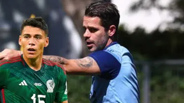 Héctor Moreno junto a Fernando Gago / FOTO X