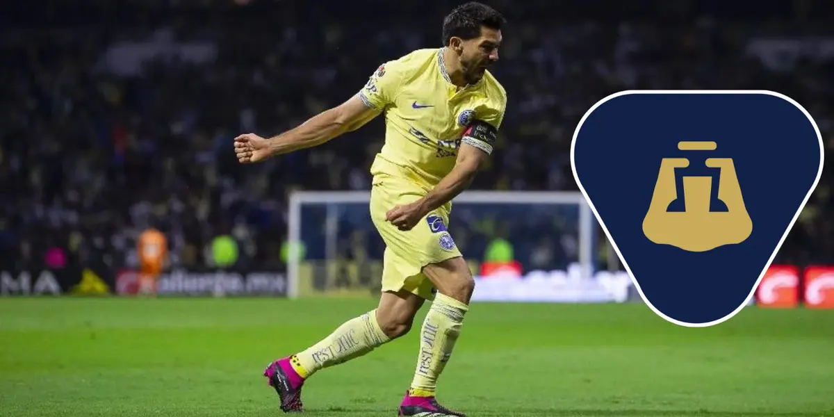 Henry burlándose de Pumas. Foto: Récord