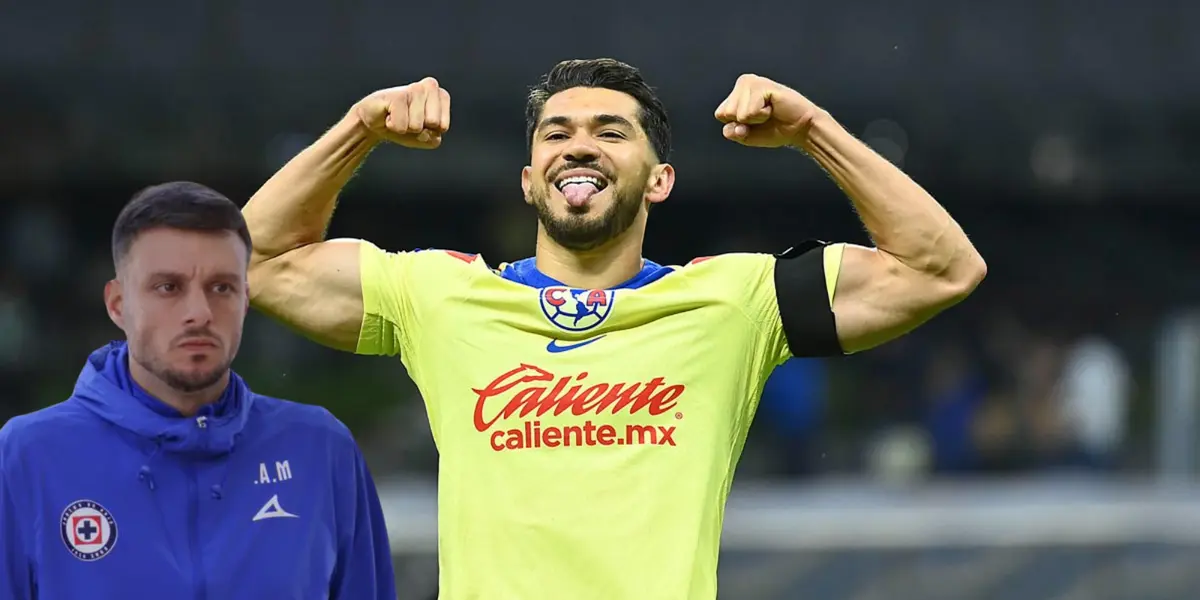 Henry Martín celebrando gol con América. Foto: Fútbol Total