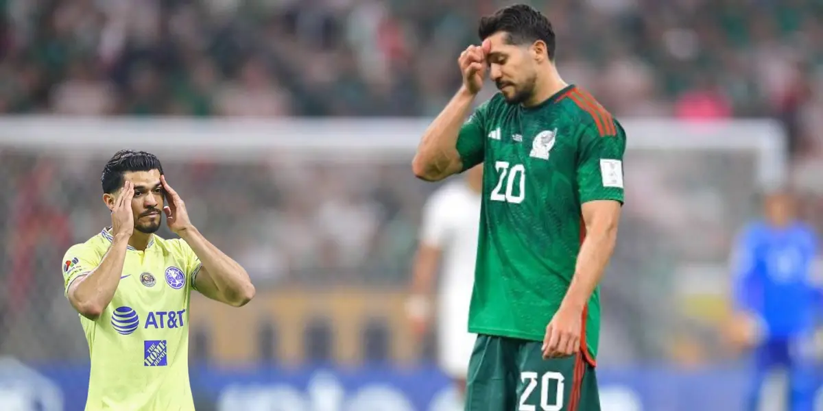 Henry Martín en partido con la Selección Mexicana. Foto: Récord