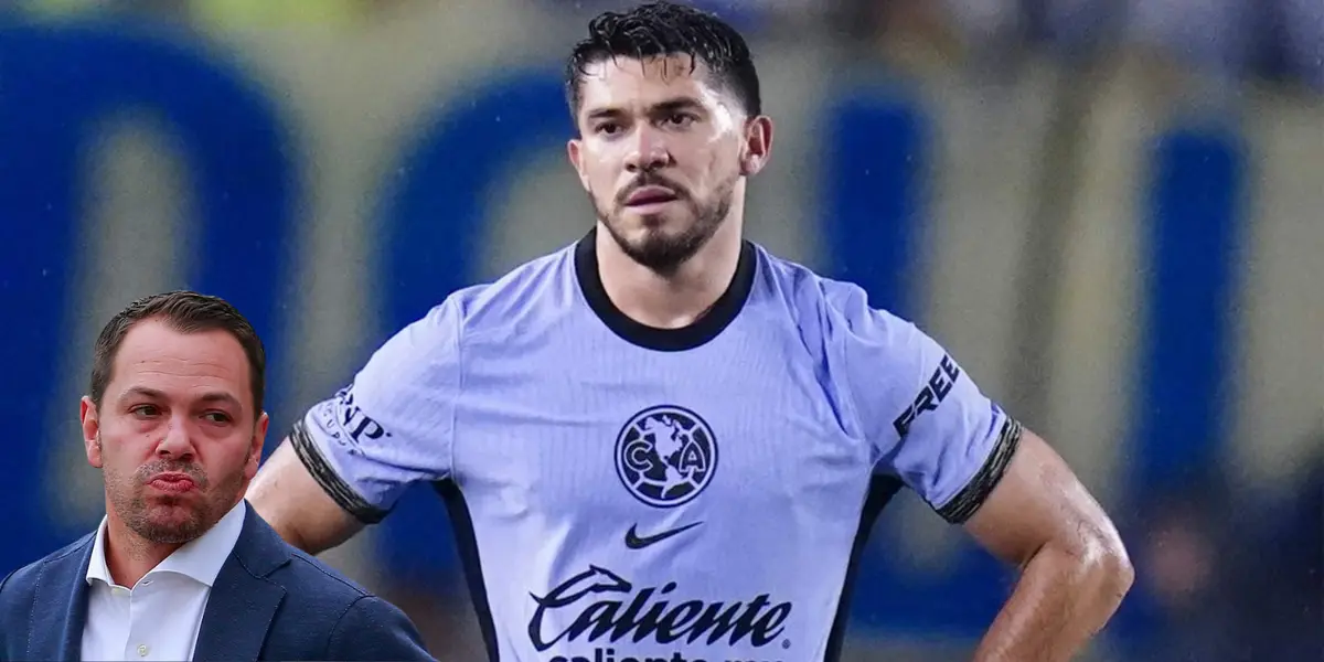 Henry Martín en partido de exhibición con el América. Foto: Fútbol Total.