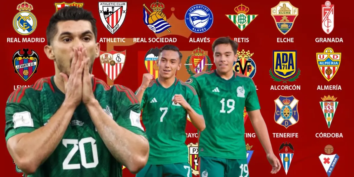 Henry Martín junto a futbolistas mexicanos / FOTO GETTY IMAGES
