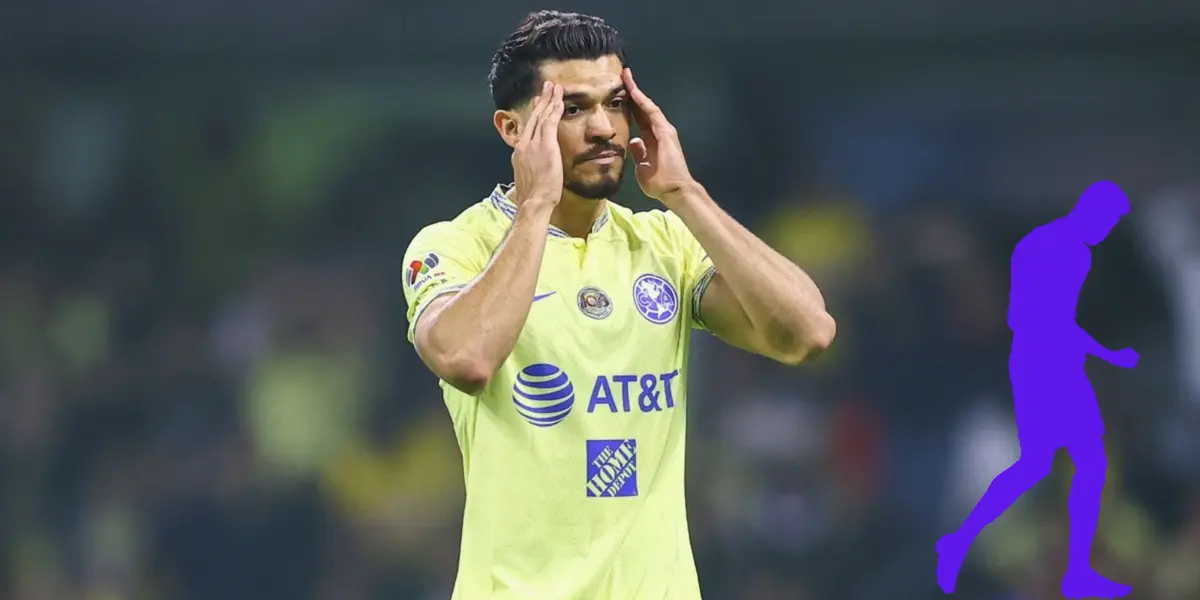 Henry Martín lamentándose en partido con América. Foto: Sports Media