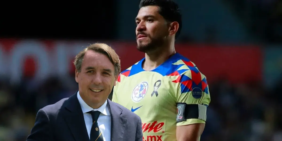 Henry Martín triste y Emilio Azcárraga/ Foto Soy Futbol.