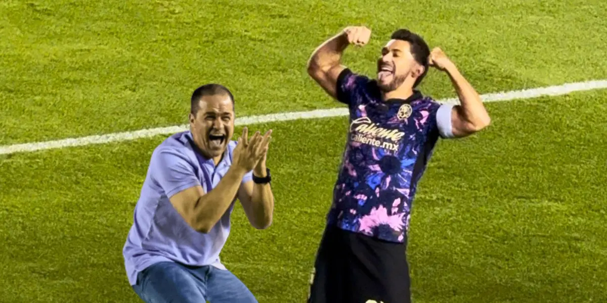 Henry Martín y André Jardine celebrando/ Foto 'Luis Ernesto'.