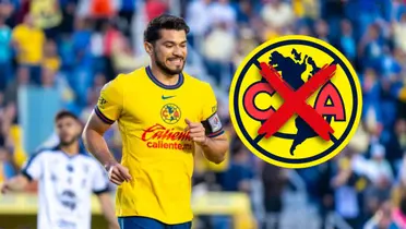 Henry Martín y escudo del América/Foto Imago7.