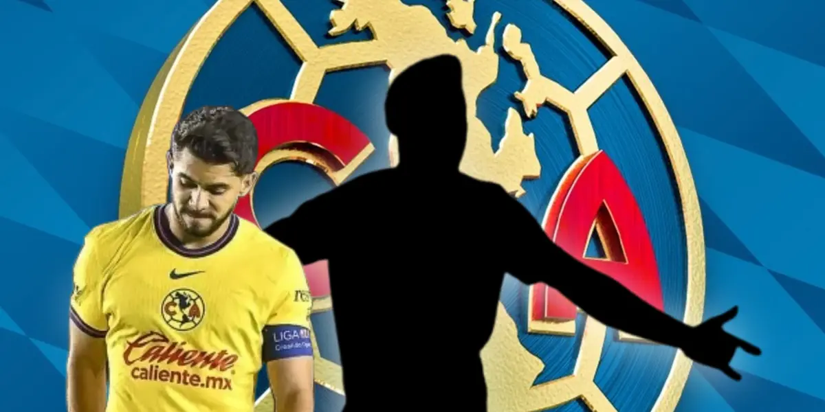 Henry Martín y silueta de Bruno Barticciotto/Foto Club América.