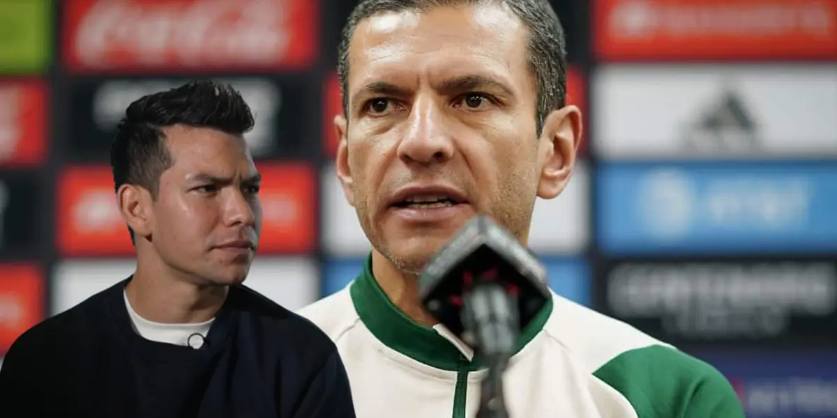 Hirving Lozano junto a Jaime Lozano / FOTO SPORTSMEDIA
