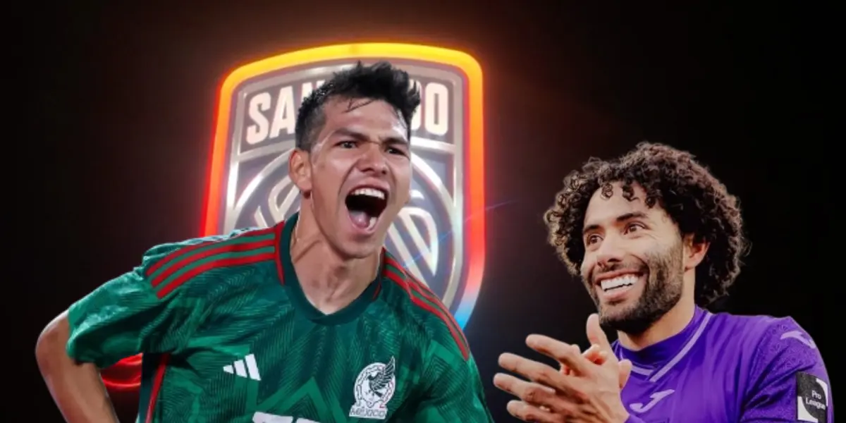 Hirving Lozano y César Huerta aplaudiendo/Foto Baja News.