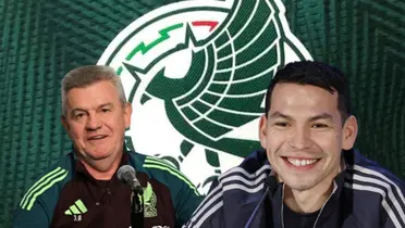 Hirving Lozano y Javier Aguirre/Foto Mediotiempo.