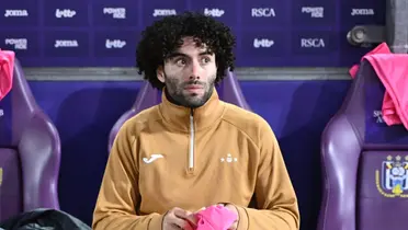 Huerta en partido. Foto: Anderlecht