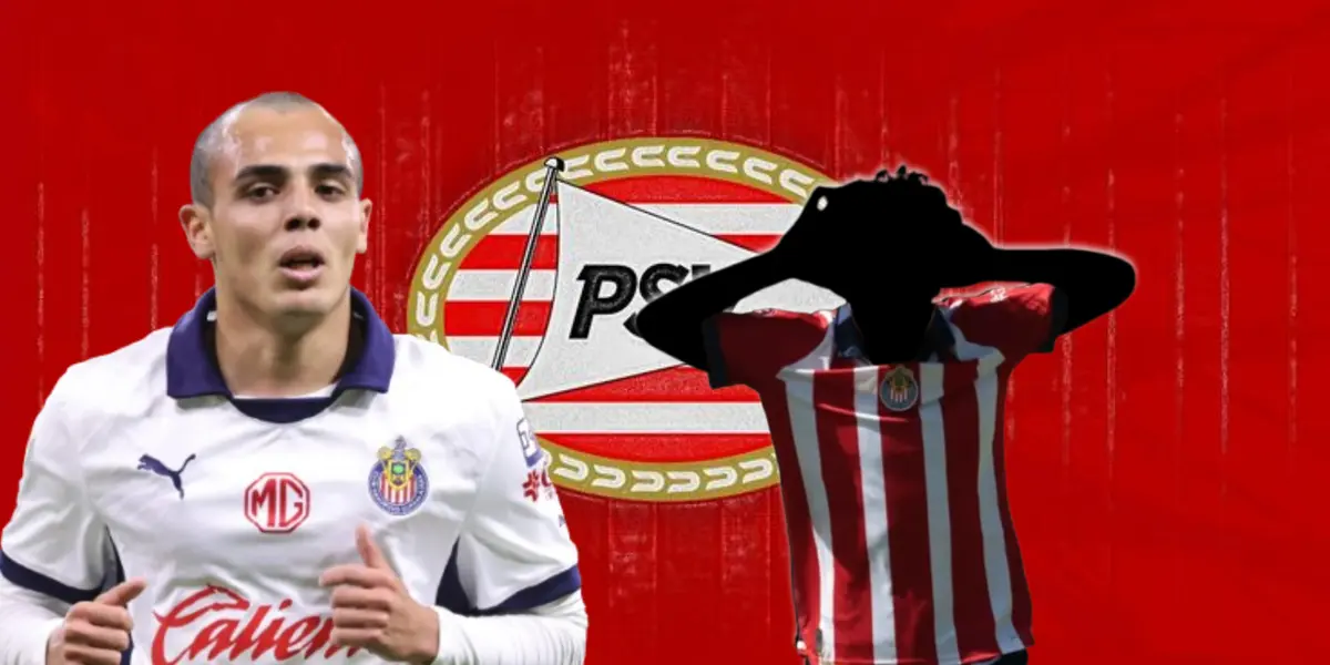 Hugo Camberos junto a jugador incógnito de Chivas / FOTO LA OPINIÓN