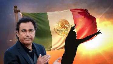 Hugo Sánchez aplaudiendo y silueta de jugador/Foto Wallpapers.com