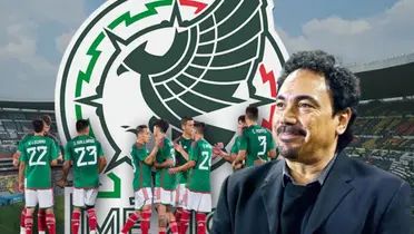 Hugo Sánchez feliz y jugadores de la Selección Mexicana/Foto Fox Sports.