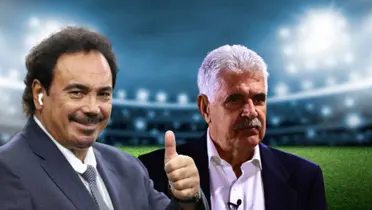 Hugo Sánchez junto a Veljko Paunovic / FOTO SPORTING NEWS