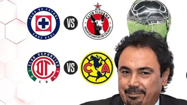 Hugo Sánchez y equipos de la Liga MX/ Foto ESPN Deportes.