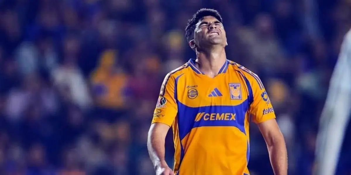 Ibáñez en partido con Tigres. Foto: El Norte