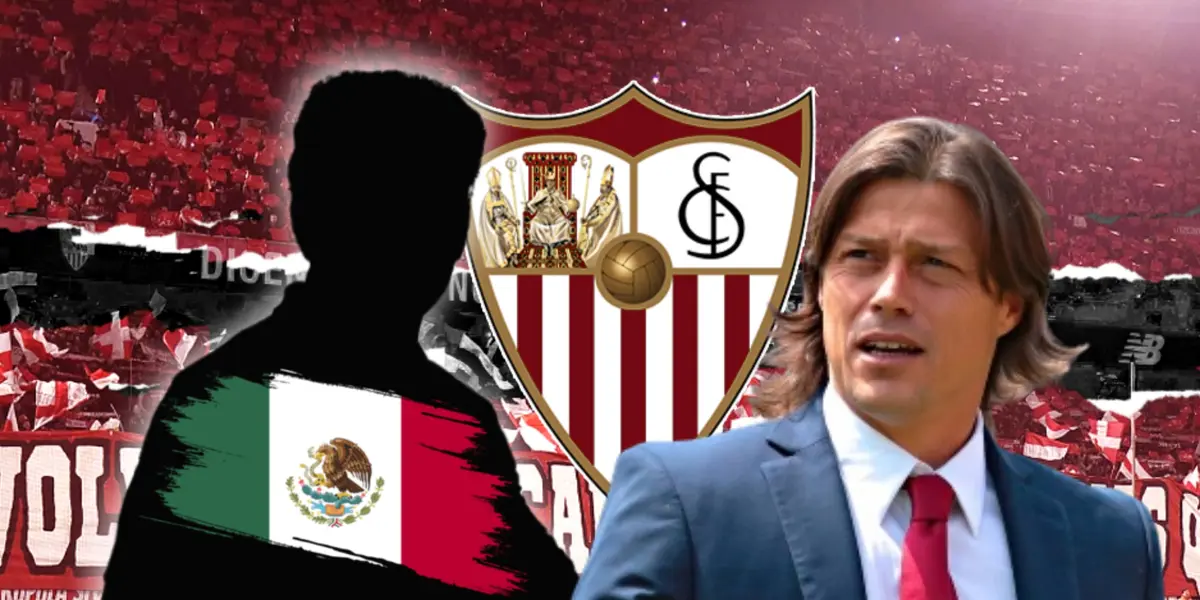 Iker Fimbres en forma de sombra y Matías Almeyda/Foto Target Scouting.