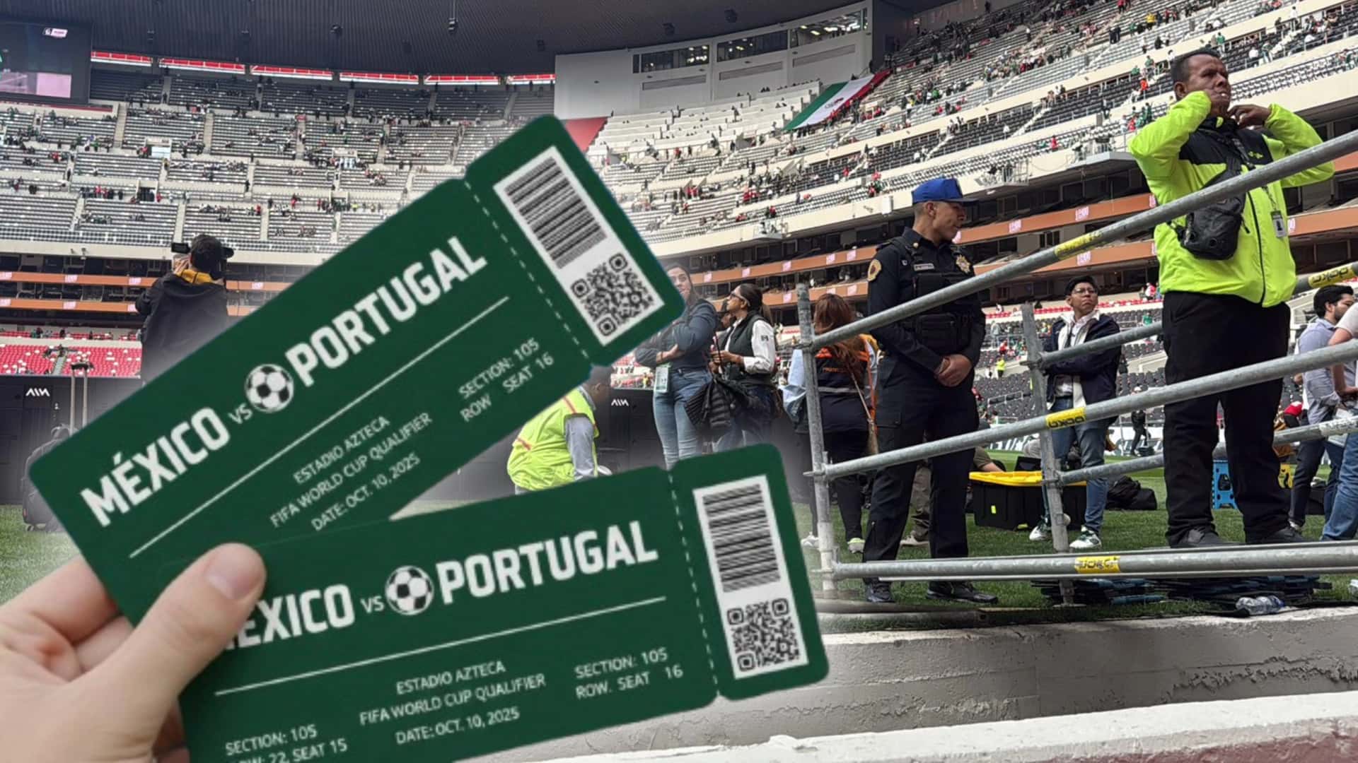 Imágenes internas del Estadio Banorte previo al partido entre México y Portugal