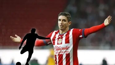 Isaac Brizuela y silueta de futbolista/ Foto TUDN.