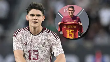 Israel Reyes junto a Héctor Moreno / FOTO LOS EDITORES