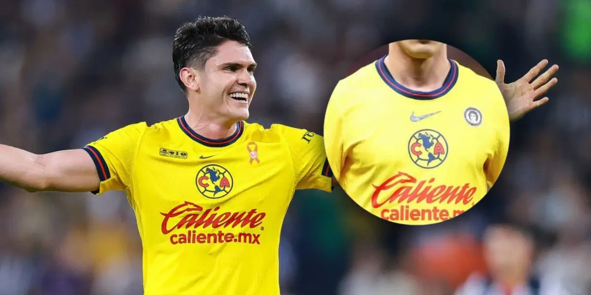 Israel Reyes y jugador del América recortado/Foto El Imparcial.