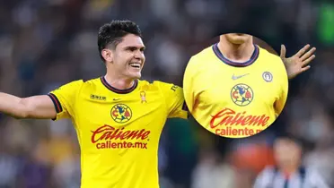 Israel Reyes y jugador del América recortado/Foto El Imparcial.