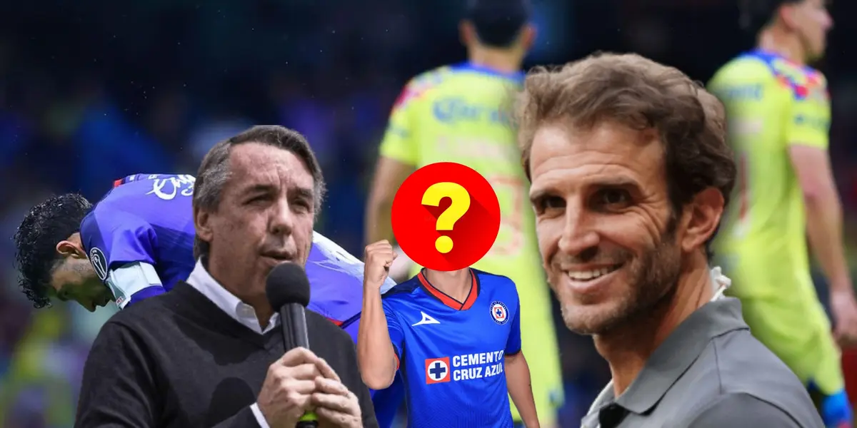 Iván Alonso, Emilio Azcárraga y jugador con rostro tapado/Foto Bolavip.