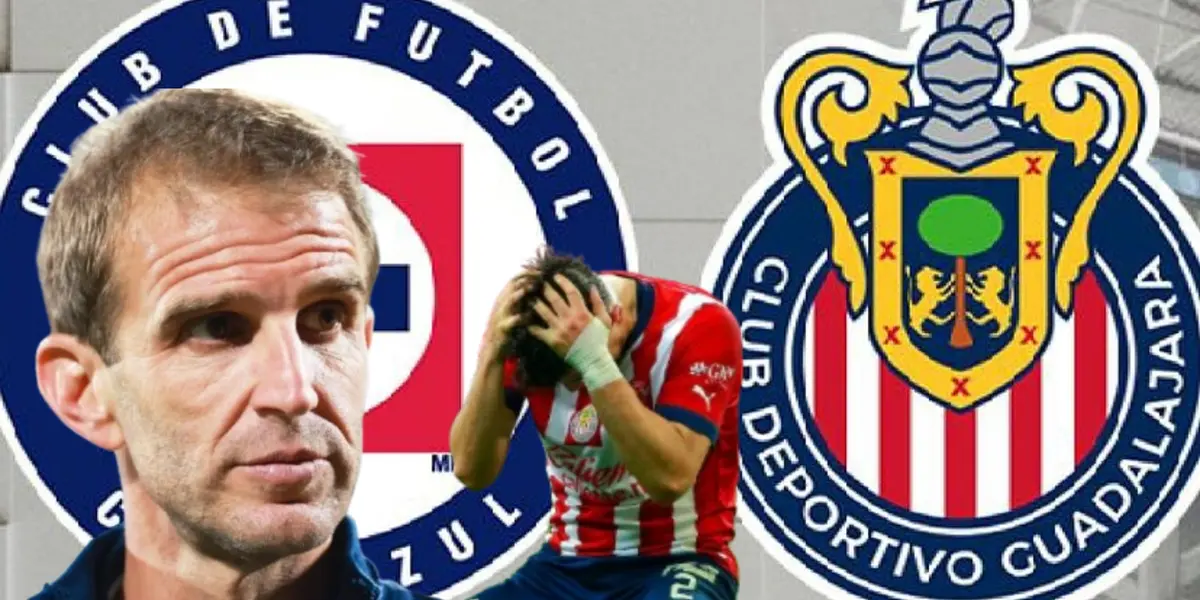 Iván Alonso junto a futbolista de Chivas / FOTO GETTY IMAGES