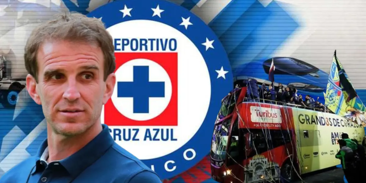 Iván Alonso junto al autobús del América / FOTO DEBATE