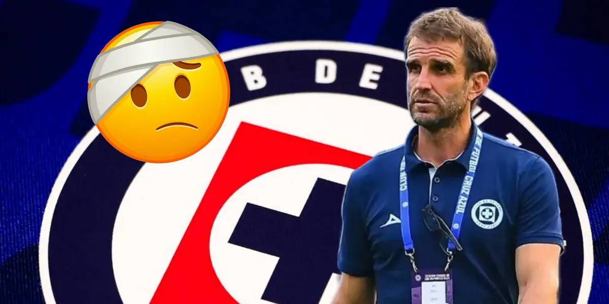 Iván Alonso y emoji lastimado/Foto Cruz Azul.