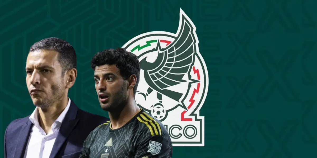 Jaime Lozano junto a Carlos Vela / FOTO MEXSPORT