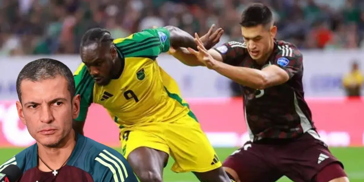 Jaime Lozano junto al México vs Jamaica / FOTO AFP