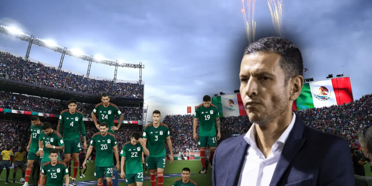 Jaime Lozano y jugadores de la Selección Mexicana/ Foto TUDN.