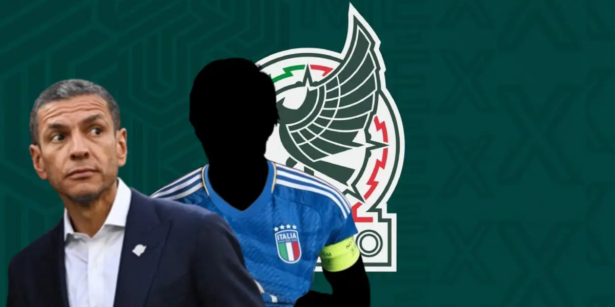 Jaime Loznao junto a jugador incógnito de Italia / FOTO GETTY IMAGES