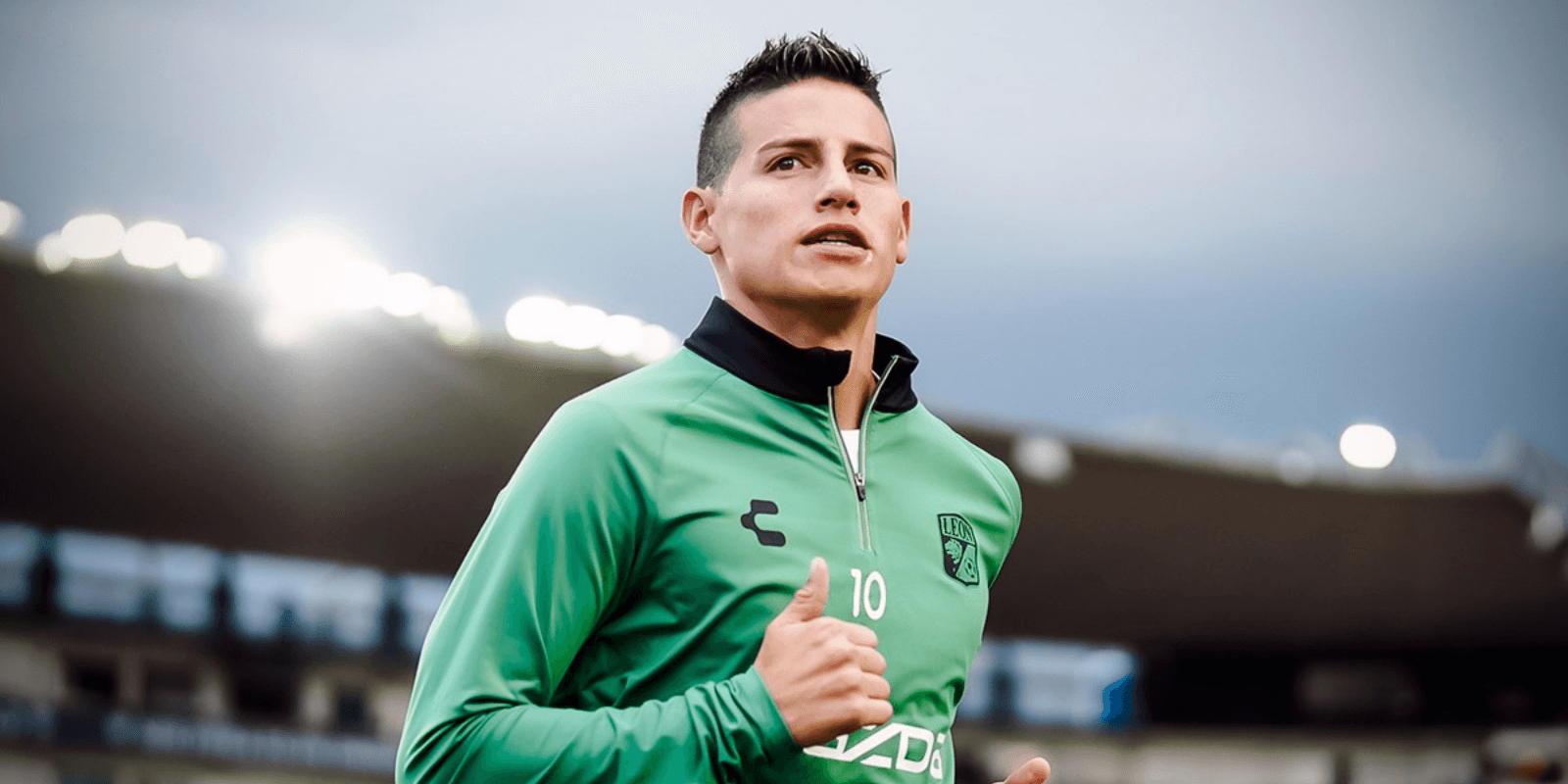 James en partido. Foto: Club León